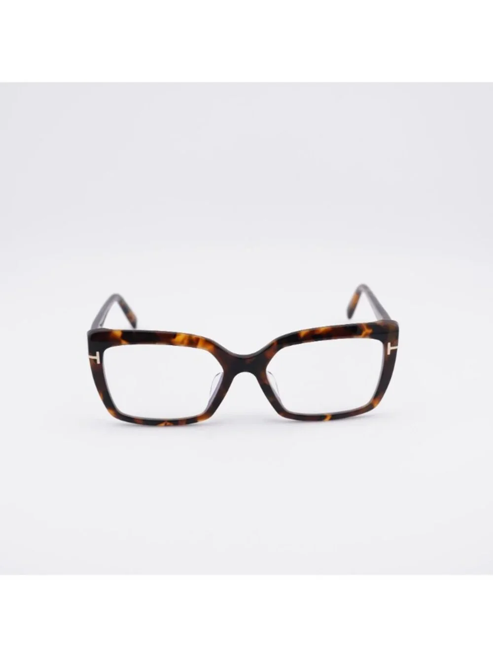 Tom Ford FT5991-F-B 052 Eyeglasses Havana 56mm Cat Eye Frame, Blue Light Block